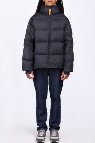 Anorak con capucha unisex Mika - Negro