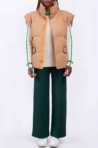 Chaleco unisex Cali - Marrón claro