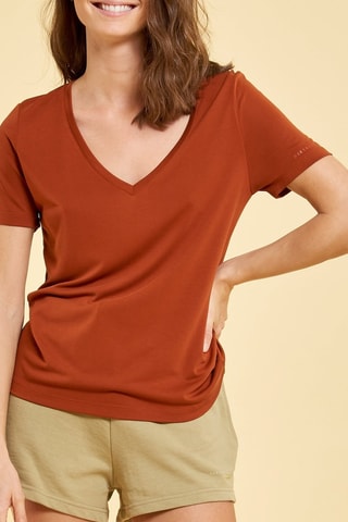 Camiseta Hectora - Rojo teja