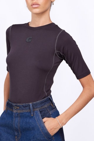 Camiseta Adeline - Negro