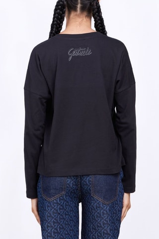 Camiseta Violette - Negro