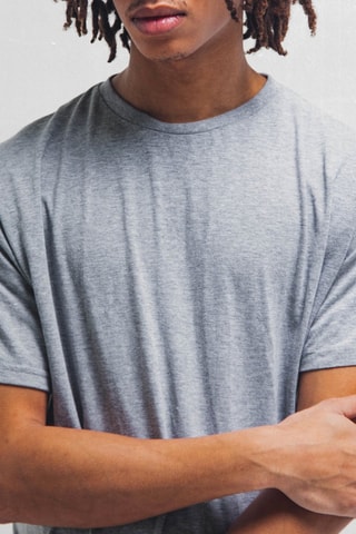 Camiseta Leo - Gris jaspeado