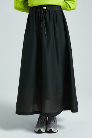 Falda midi Denise - Negro