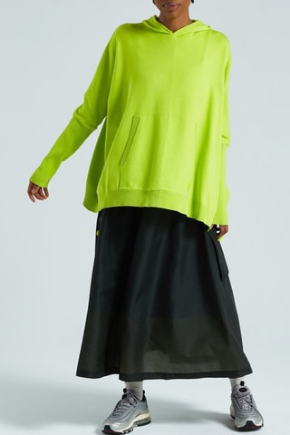 Falda midi Denise - Negro