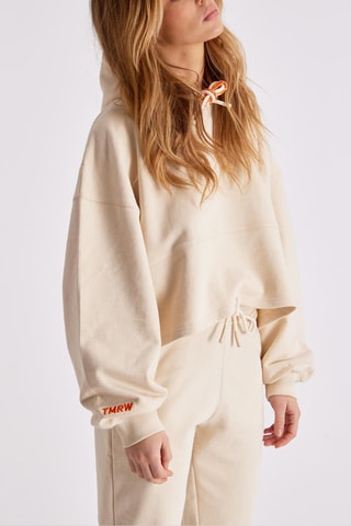 Sudadera con capucha Aline - Crudo