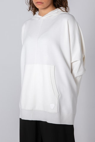 Sudadera con capucha Anita - Blanco