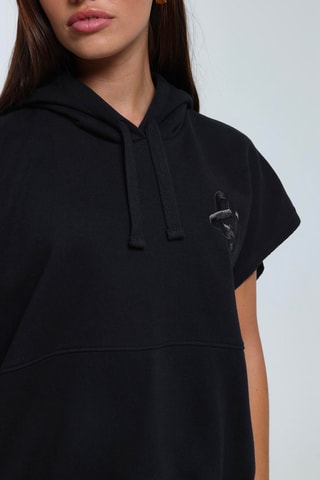 Sudadera con capucha Amandine - Negro