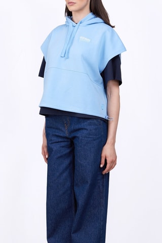 Sudadera con capucha Amandine Br - Celeste