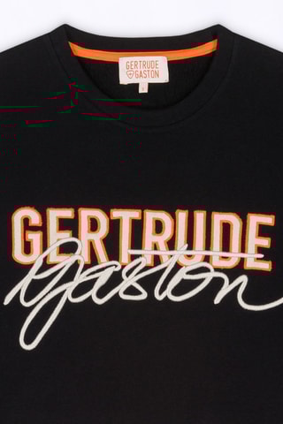 Sudadera corta Maggy - Negro