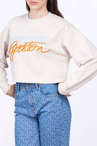 Sudadera corta Maggy - Crudo