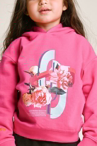 Sudadera con capucha Little Charly - Fucsia
