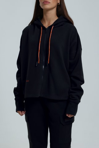 Sudadera con capucha Ginette - Negro