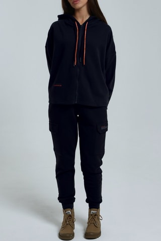 Sudadera con capucha Ginette - Negro