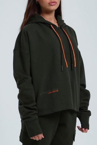 Sweater met Capuchon Ginette - Kaki