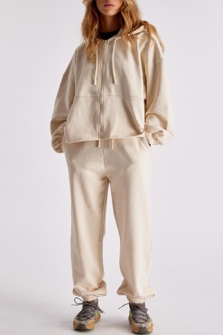 Sudadera con capucha Amanda - Crudo