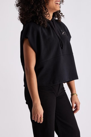 Sweat à capuche Amandine - Noir