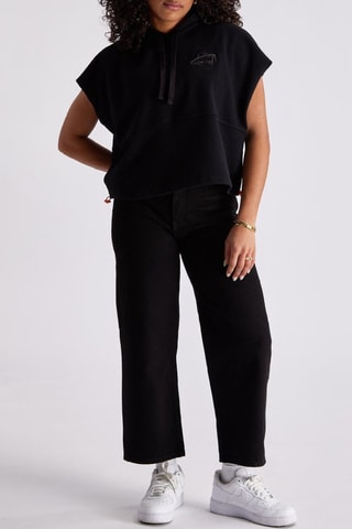 Sweat à capuche Amandine - Noir