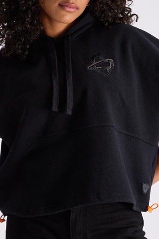 Sweat à capuche Amandine - Noir