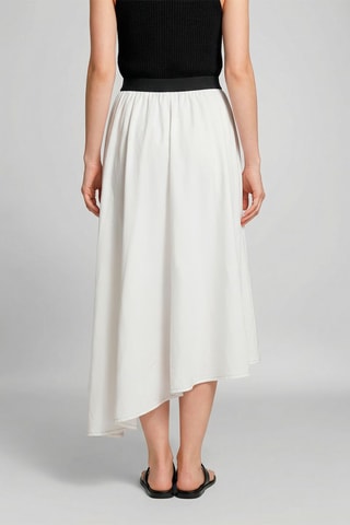 Falda midi Mona Moon - Blanco
