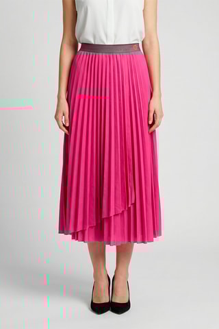 Falda plisada Cora - Fucsia