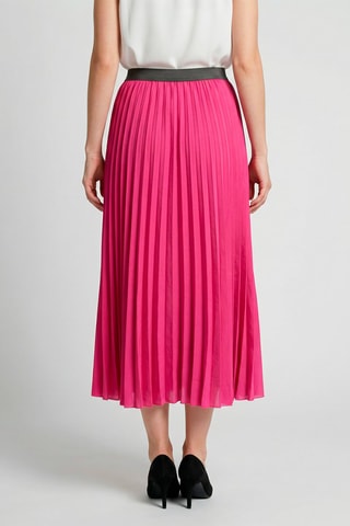 Falda plisada Cora - Fucsia