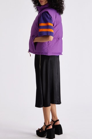 Falda midi Zelina - Negro