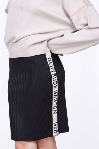 Falda recta Adama - Negro