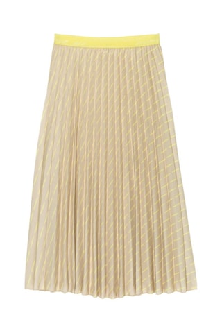 Falda plisada Maelle - Beige