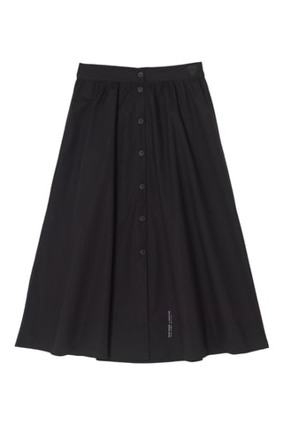 Falda evasé Natasha - Negro