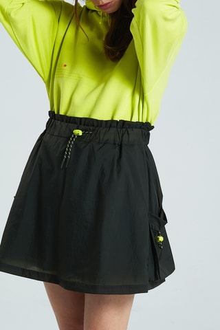 Falda evasé Suzanne - Caqui