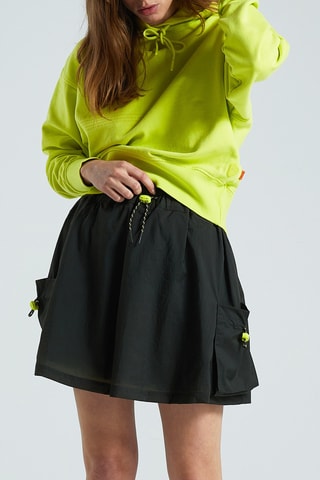 Falda evasé Suzanne - Caqui