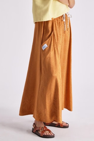 Falda larga Chiara - Camel