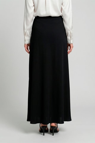 Falda larga Rosalie - Negro