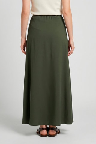 Falda larga Rosalie - Verde oscuro