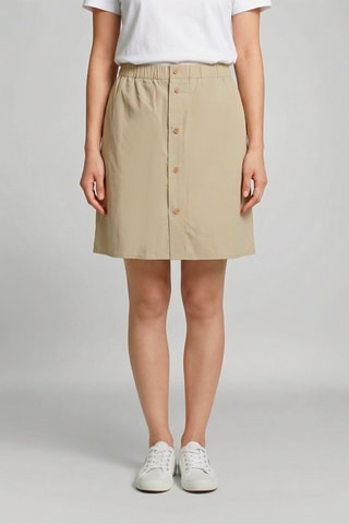 Falda recta Bella - Beige