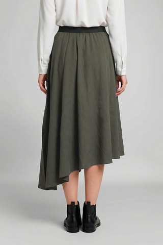 Falda plisada Cora - Caqui