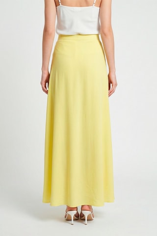 Falda larga Rosalie - Amarillo