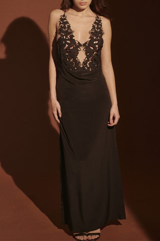 Vestido largo - Negro