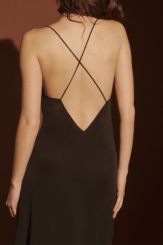 Vestido largo - Negro