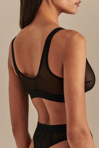 Bralette Blue Monday - Negro