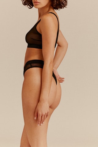 Bralette Blue Monday - Negro