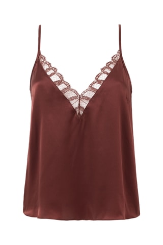 Top de seda Murmure - Burdeos