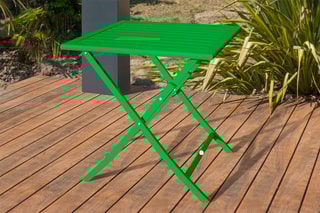 Velador de 2 plazas de jardín plegable Marius -  Verde