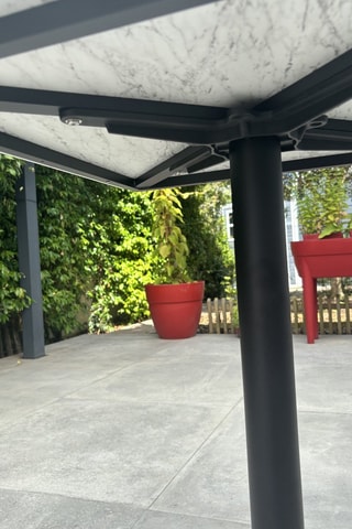 Table de jardin carré - 70 x 70 x 74 cm