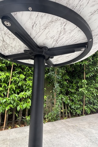 Mesa de jardín redonda Bistro - 60 x 74 cm