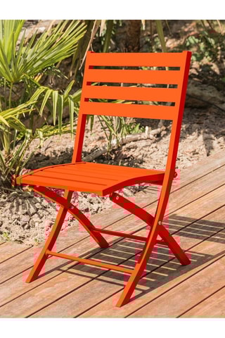 2 sillas plegables Marius - 46 x 41 x 82 cm