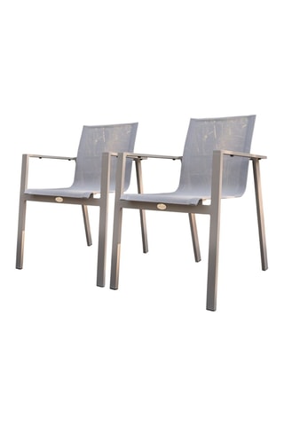 2 sillones apilables Zahara - Topo