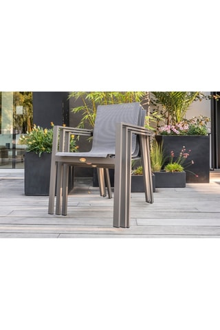 2 sillones apilables Zahara - Topo