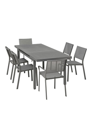 Conjunto de jardín Dania y Stockholm - 6 plazas