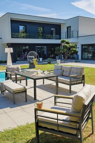 Conjunto de jardín Cayenne - 7 plazas